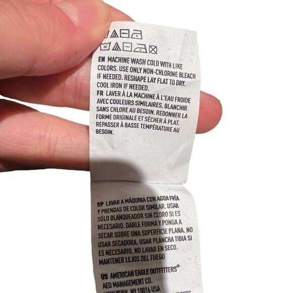 NWT! American eagle linen blend striped romper - Picture 5 of 10